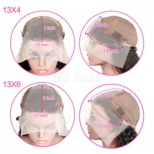 Virgin Human Hair Body Wave 13x4 13x6 Transparent Lace Front Wigs | Human Hair Wig | Lace Front